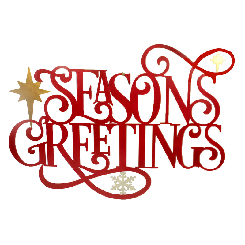 Christmas Laser Cut Seasons Greeting Sign Wall Decor Decorate Christmas 31844481