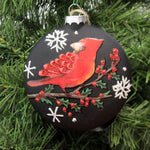Holiday Ornament Chalkboard Cardinal Ornament - - SBKGifts.com