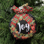 Holiday Ornament Chalkboard Wreath Ornament - - SBKGifts.com