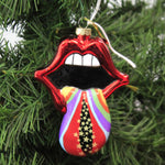 Holiday Ornament Rainbow Galactic Lips - - SBKGifts.com