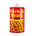 Can Of Pork & Beans - 1 Ornament 3.75 Inch, Glass - Ornament Dinner Van Camps Go6506 (47909)