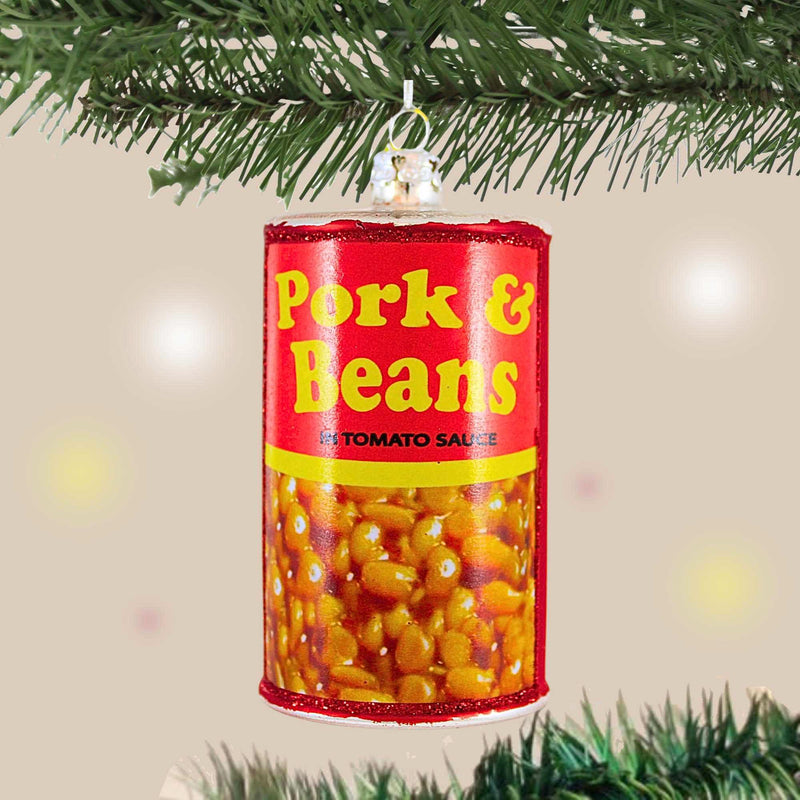 Holiday Ornament Can Of Pork & Beans - - SBKGifts.com