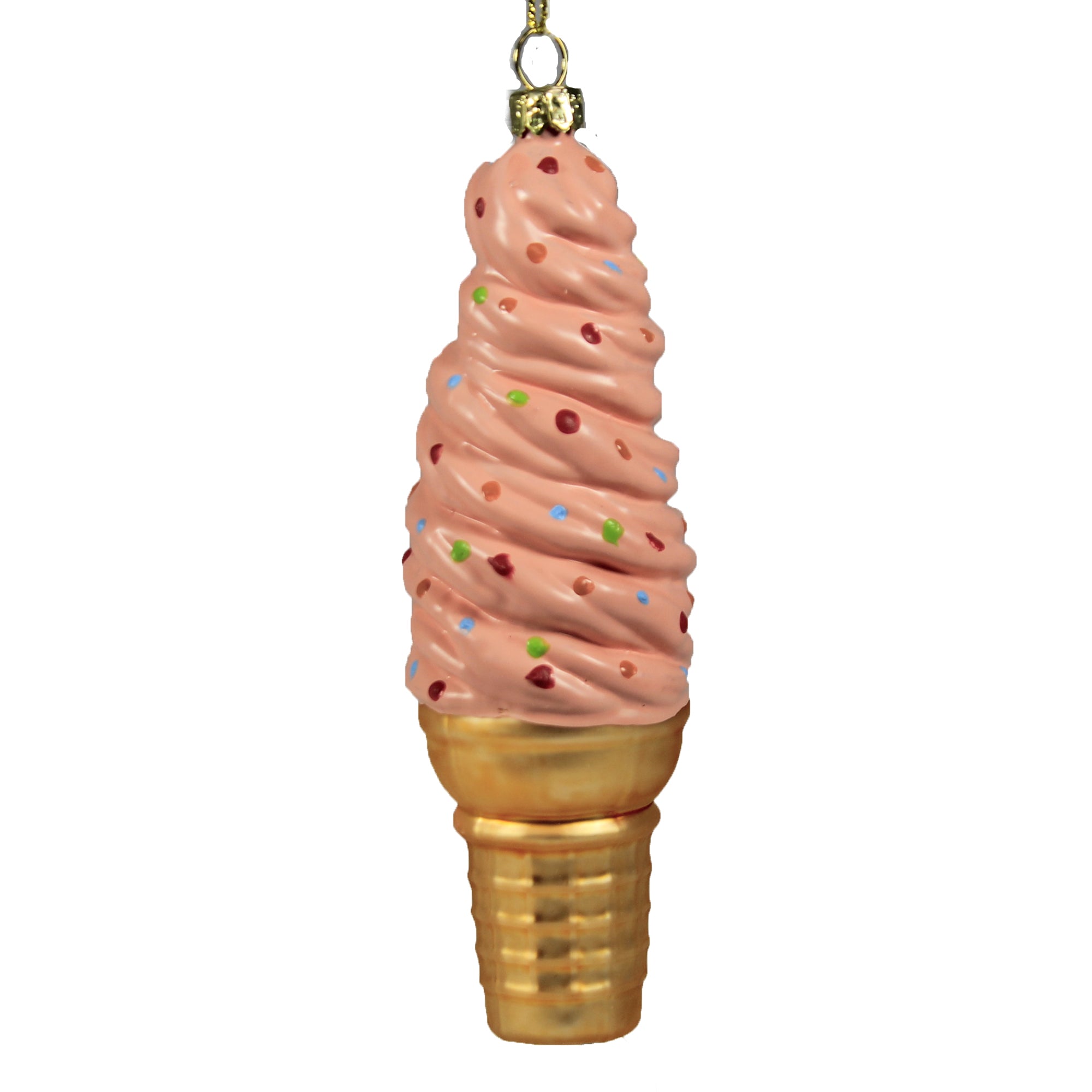Soft Serve Ice Cream Cone Ornament - Thumbnail 4