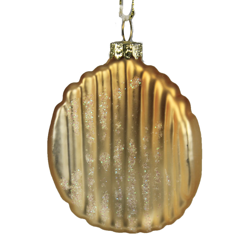 Holiday Ornament Potato Chip Glass Salty Snack Ridges Go6713