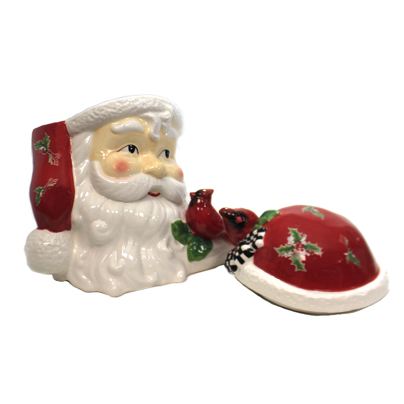 Tabletop Santa Head Container - - SBKGifts.com