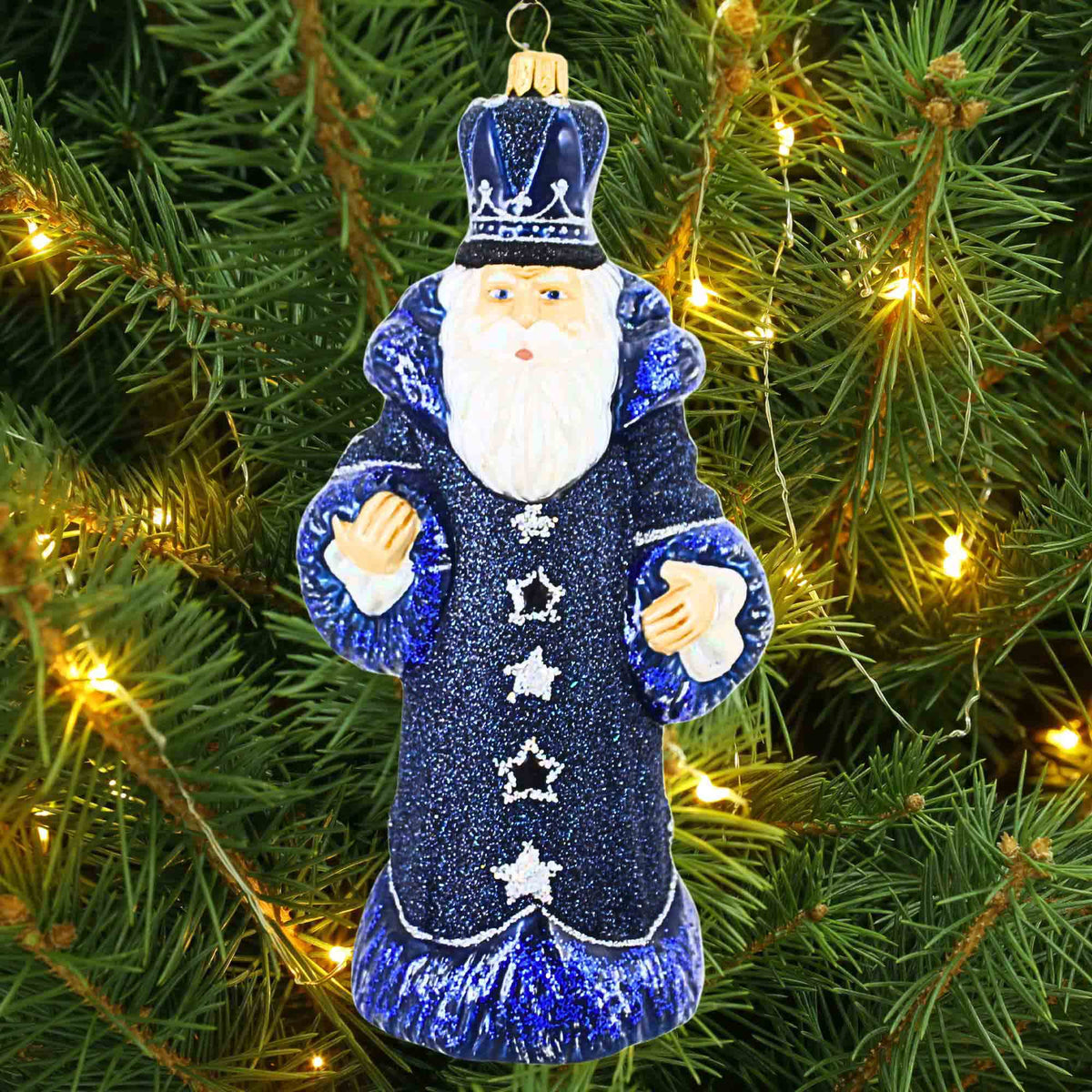 Christmas Couture Blue Christmas Ornament - - SBKGifts.com