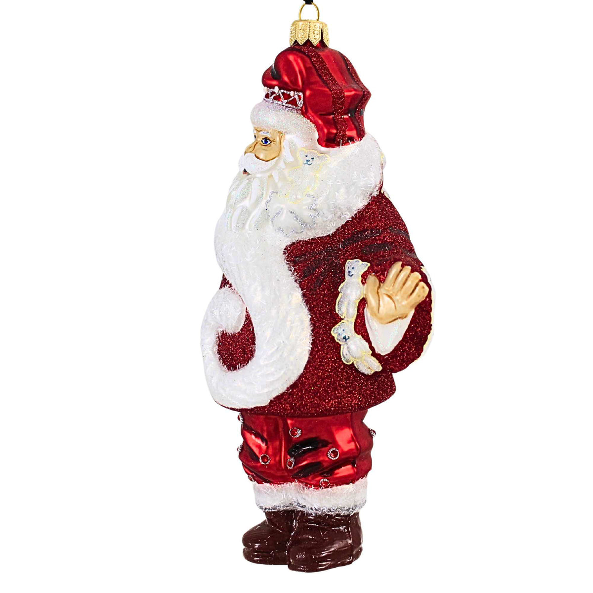 Christmas Couture Joy To The World Ornament - - SBKGifts.com