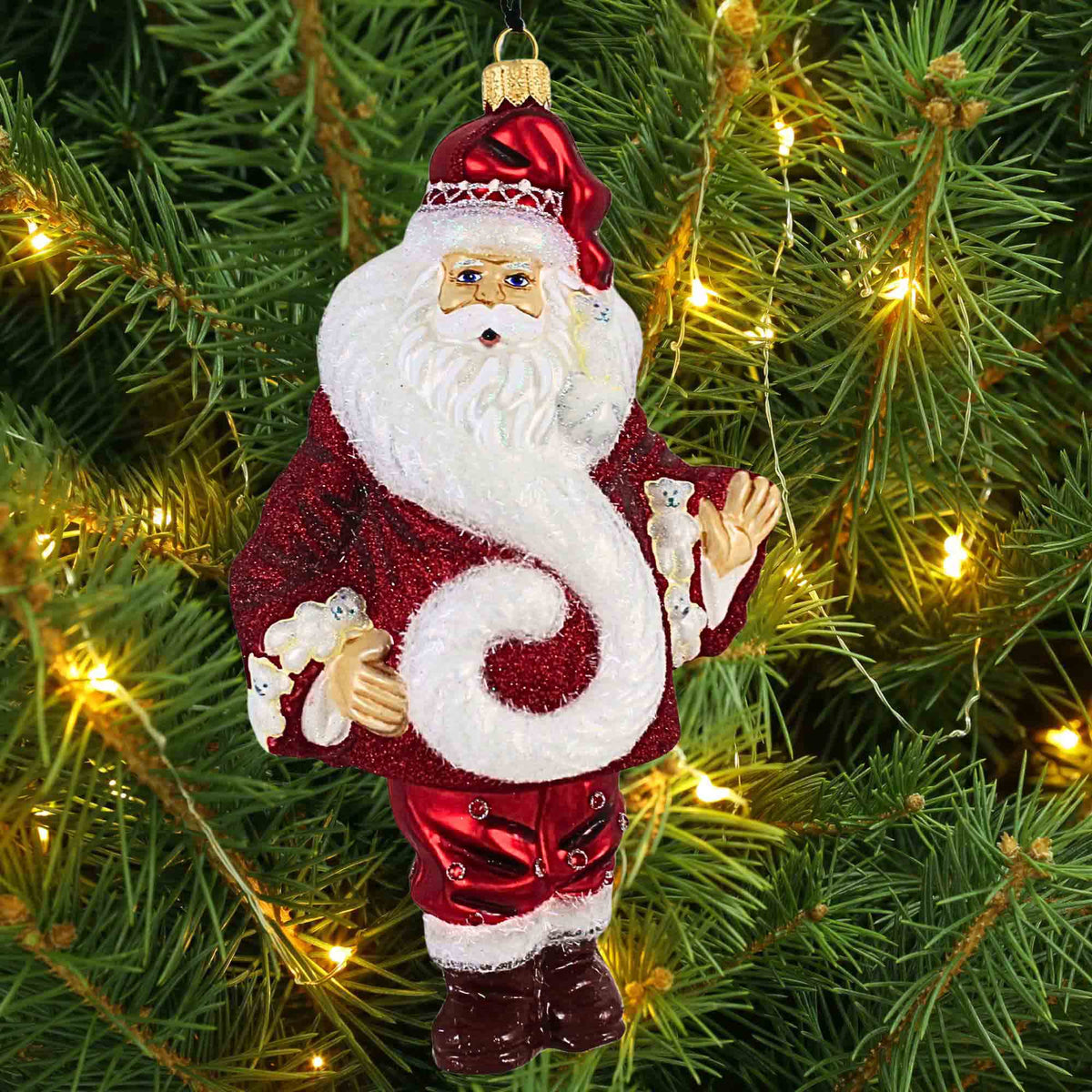 Christmas Couture Joy To The World Ornament - - SBKGifts.com