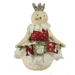 Christmas Rose Noel Polyresin Snow Lady Holly 55424.