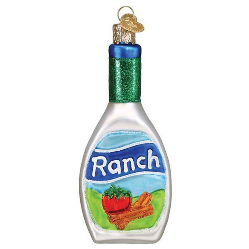 Old World Christmas 4.25 Inches Ranch Dressing Glass Salad Veggie Dip 32443 (48138)