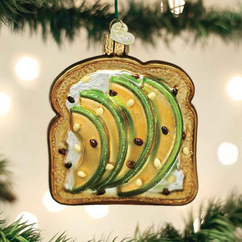 Old World Christmas Avocado Toast - - SBKGifts.com