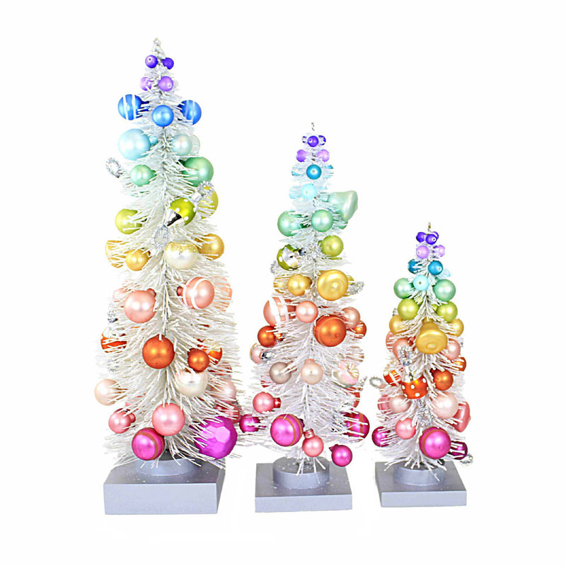 Christmas White Rainbow Trees - - SBKGifts.com