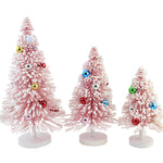 Christmas Pink Snow Forest Trees - - SBKGifts.com