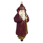 Holiday Ornament Deck The Halls Ornament Glass Christmas Couture Santa Lcc19002 (48188)