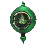 Holiday Ornament Green Reflex Diorama Glass Christmas Couture Ornament Lcc16005 (48191)