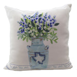 Home Decor Bluebonnets In Vase Pillow - - SBKGifts.com