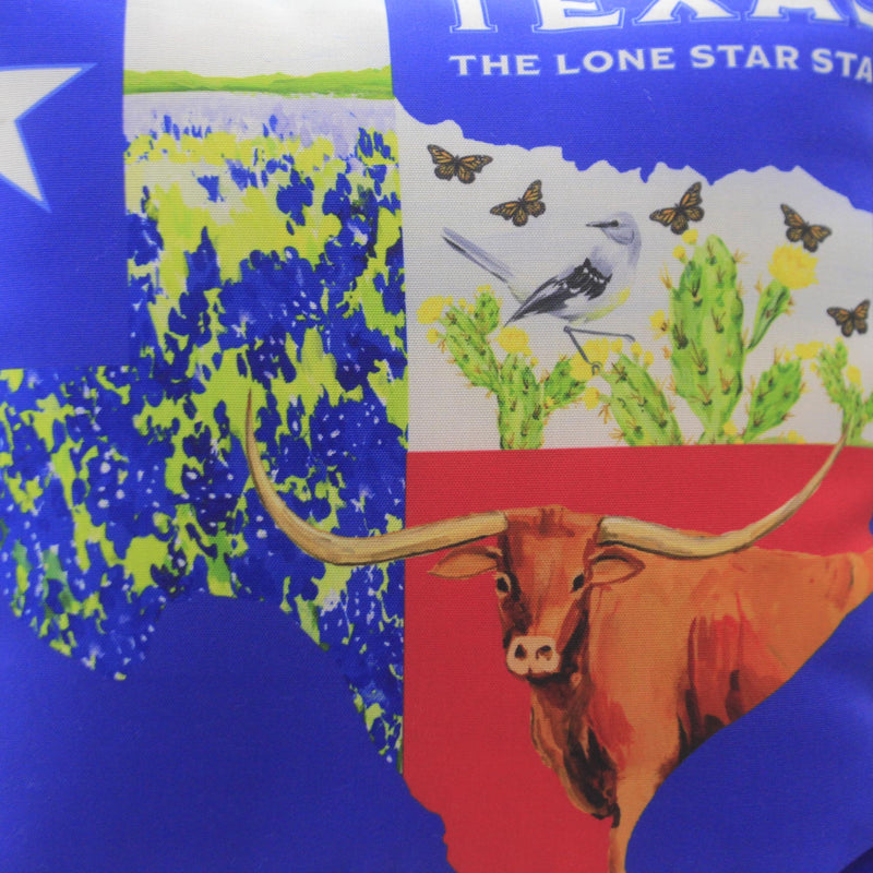 Home Decor Texas Collage Climaweave Pillow - - SBKGifts.com