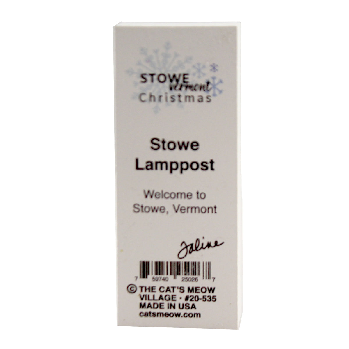 Cat's Meow Village Stowe Lamppost - - SBKGifts.com