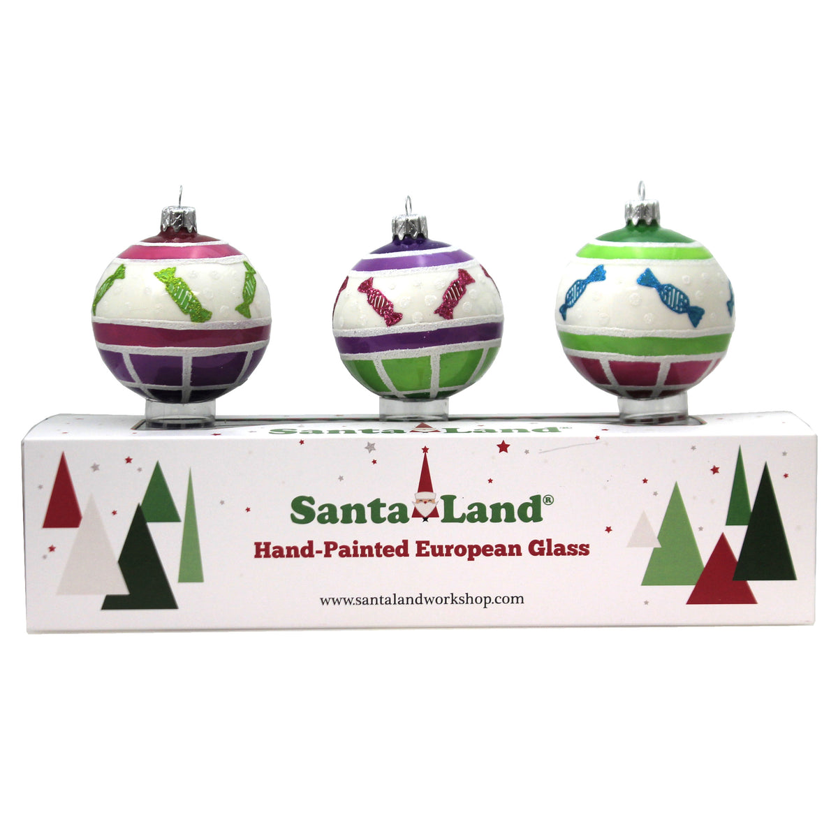 Santa Land Visions Of Candyland S/3 - - SBKGifts.com