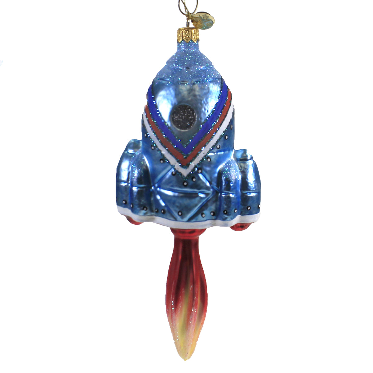(48396) Blue Space Ship With Flame