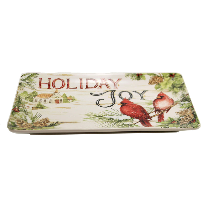 Tabletop Evergreen Christmas Platter - - SBKGifts.com