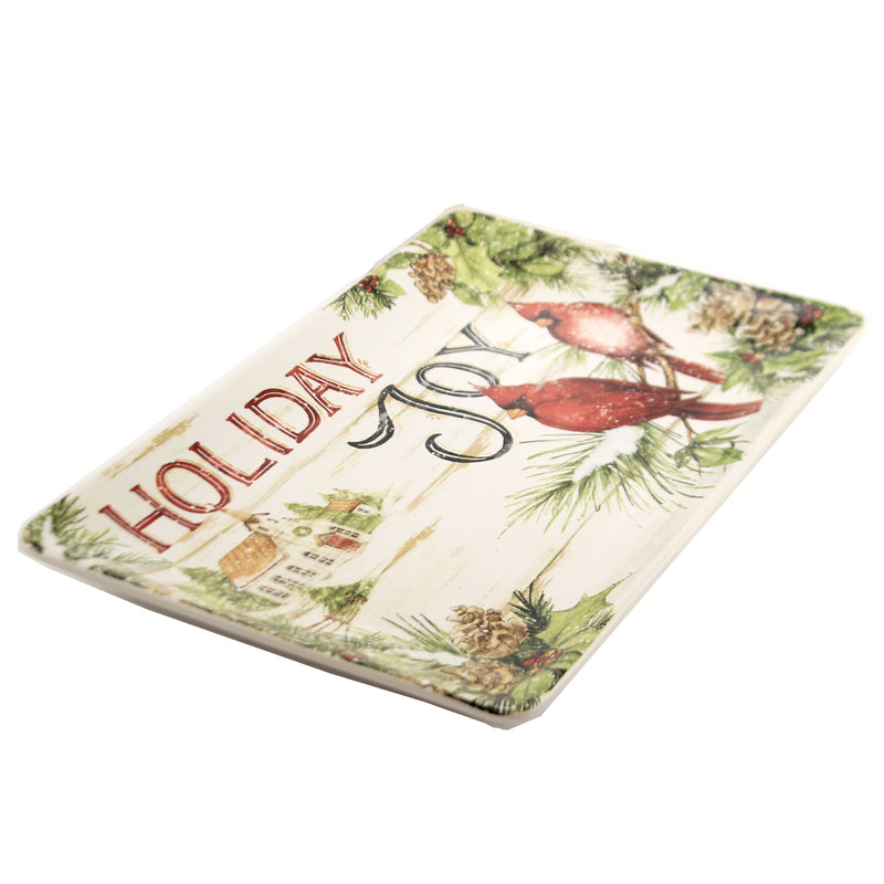 Tabletop Evergreen Christmas Platter - - SBKGifts.com