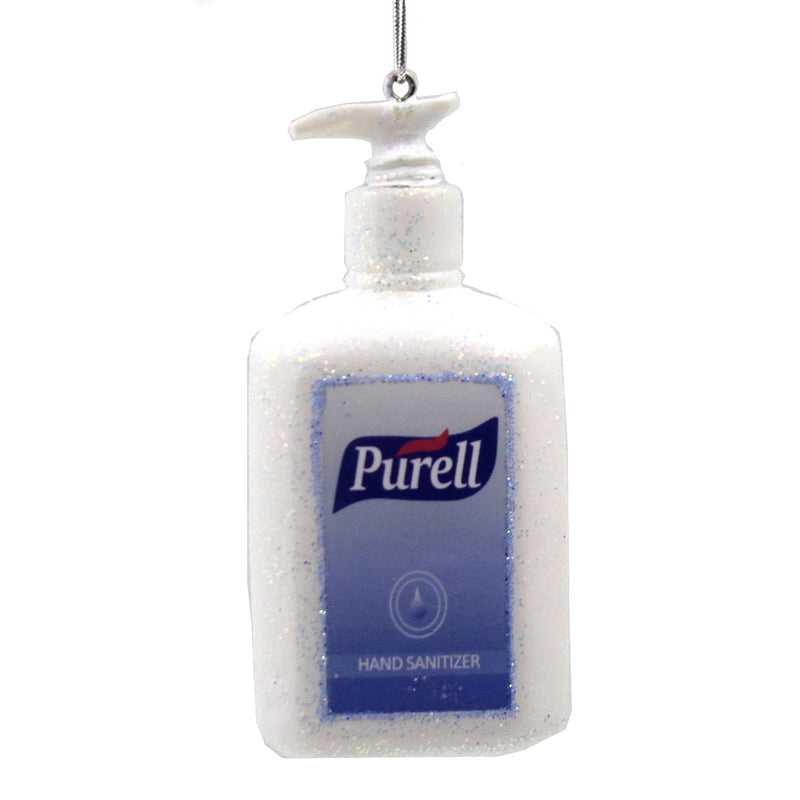 Holiday Ornament Purell Hand Sanitizer Glass Germs Cooties Go8020 (48427)