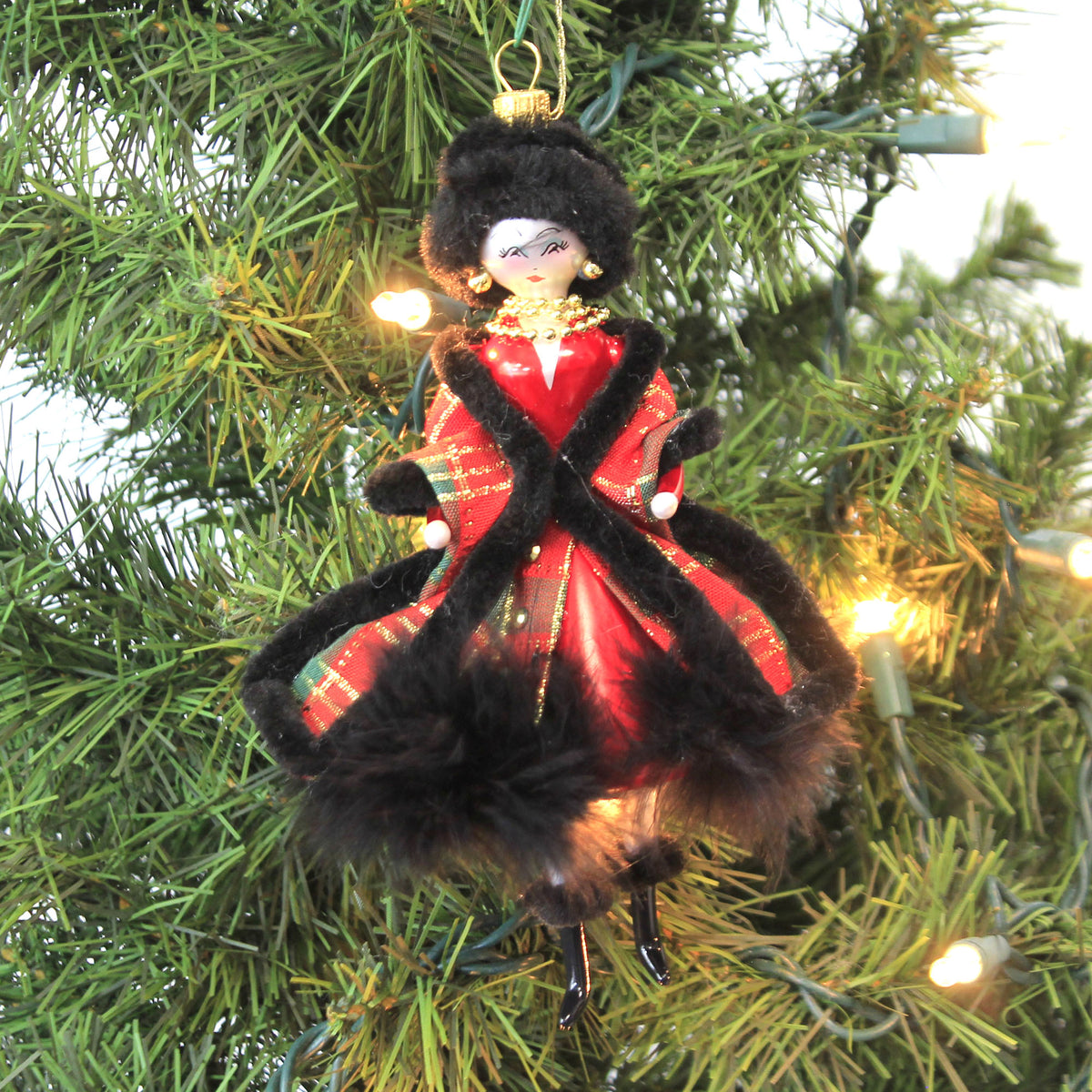 De Carlini Italian Ornaments Aileen In Scottish Plain Coat - - SBKGifts.com