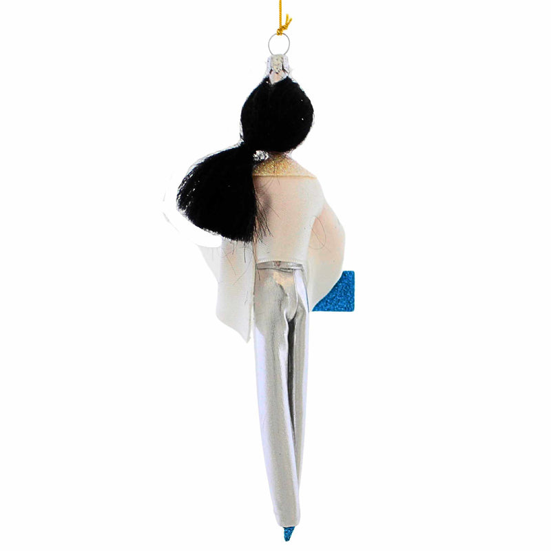De Carlini Italian Ornaments Chelsea In Silver Pants - - SBKGifts.com
