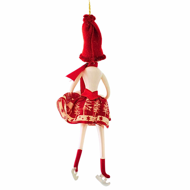 De Carlini Italian Ornaments Skating Sonja - - SBKGifts.com