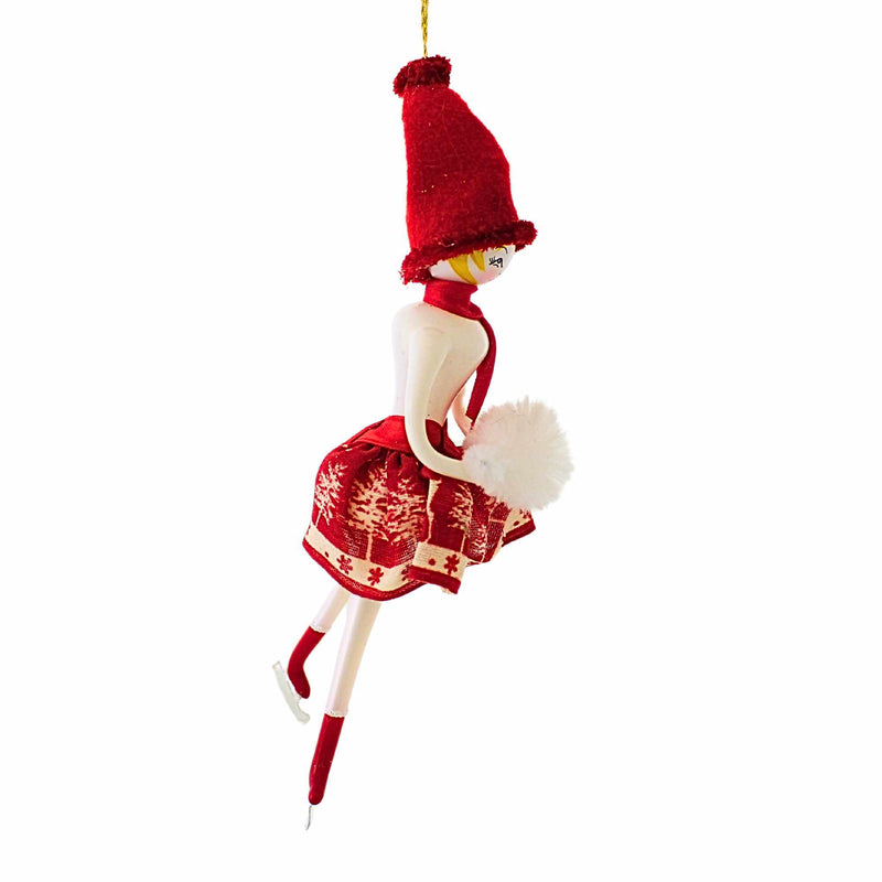 De Carlini Italian Ornaments Skating Sonja - - SBKGifts.com