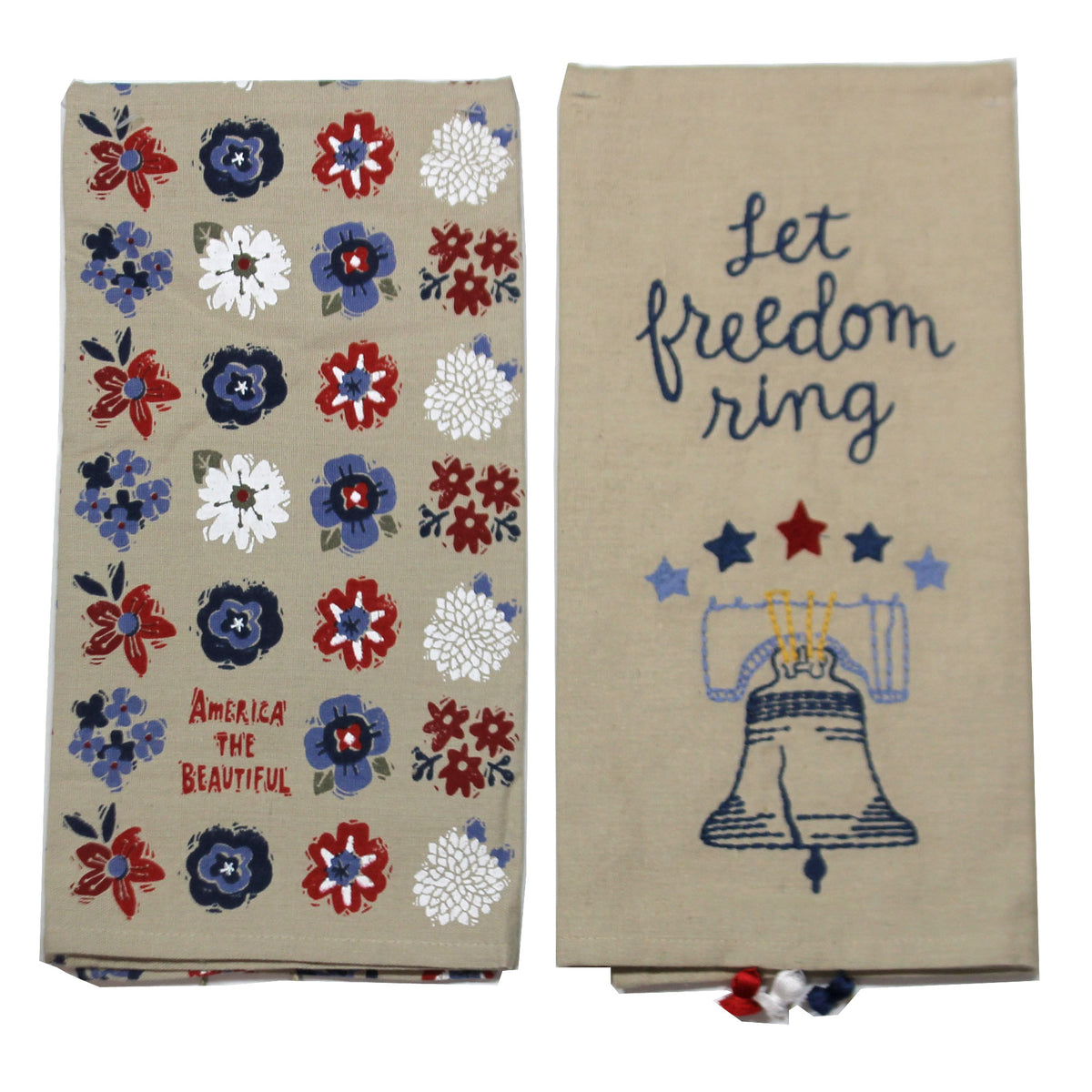 (48573) Liberty Bell Dish Towel
