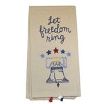 Tabletop Proud American Dish Towel- Liberty Bell American Flag 100720.988