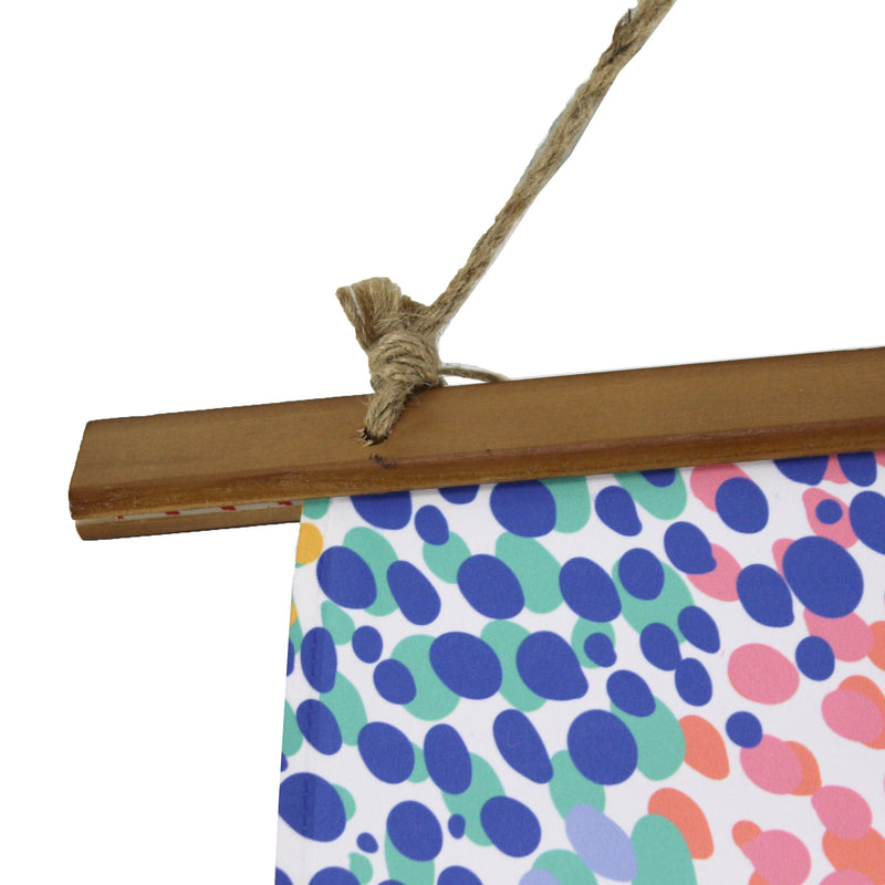 Home Decor Choose Happy Wall Hanging Fabric Fabric Spring Banner Swbch