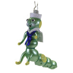 De Carlini Baby Caterpillar W/ Sailor Hat Ornament Italian Family Son A5721