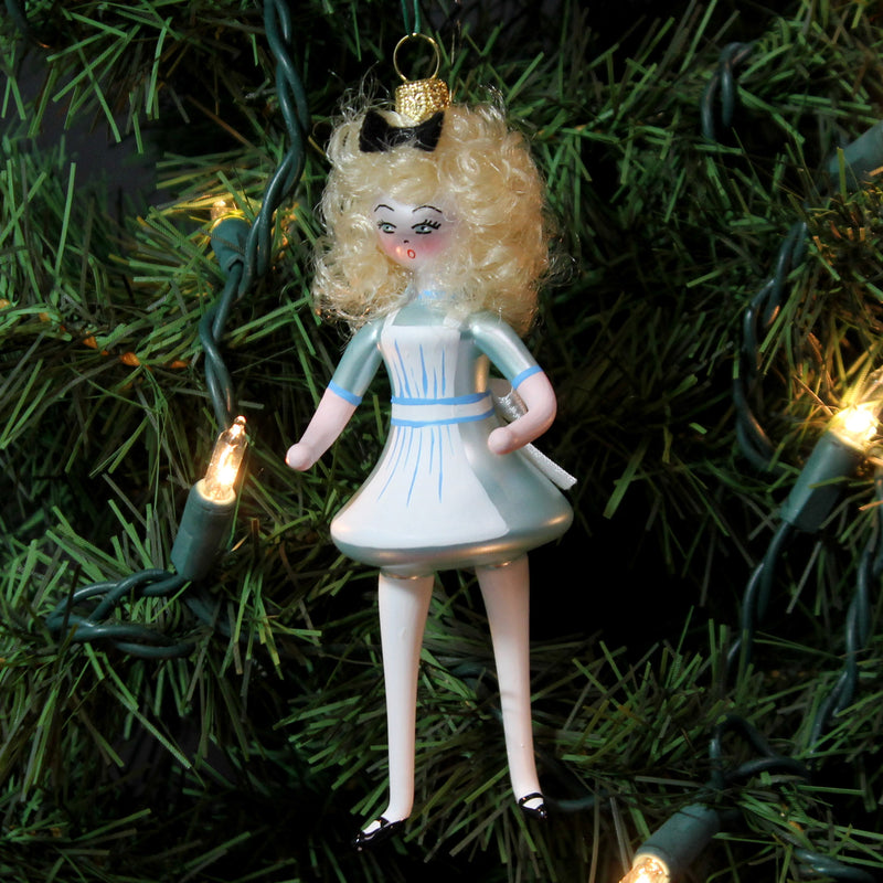 De Carlini 5.00"  Alice In Blue Dress - - SBKGifts.com