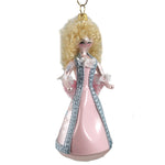 De Carlini Italian Ornaments Belle In Pink Dress - 1 Glass Ornament 6.5 Inch, Glass - Ornament Italian Animation Do1555 (48631)