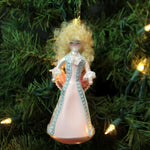 De Carlini Italian Ornaments Belle In Pink Dress - - SBKGifts.com