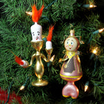 De Carlini Italian Ornaments Candelabra & Grandfather Clock - - SBKGifts.com