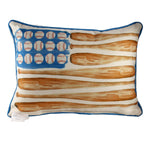 Home Decor Baseball Flag Pillow Fabric Sports Play Ball Bb0003 (48735)
