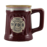 Tabletop Fire Department Emblem Mug Porcelain First Responder 9721821 (48749)