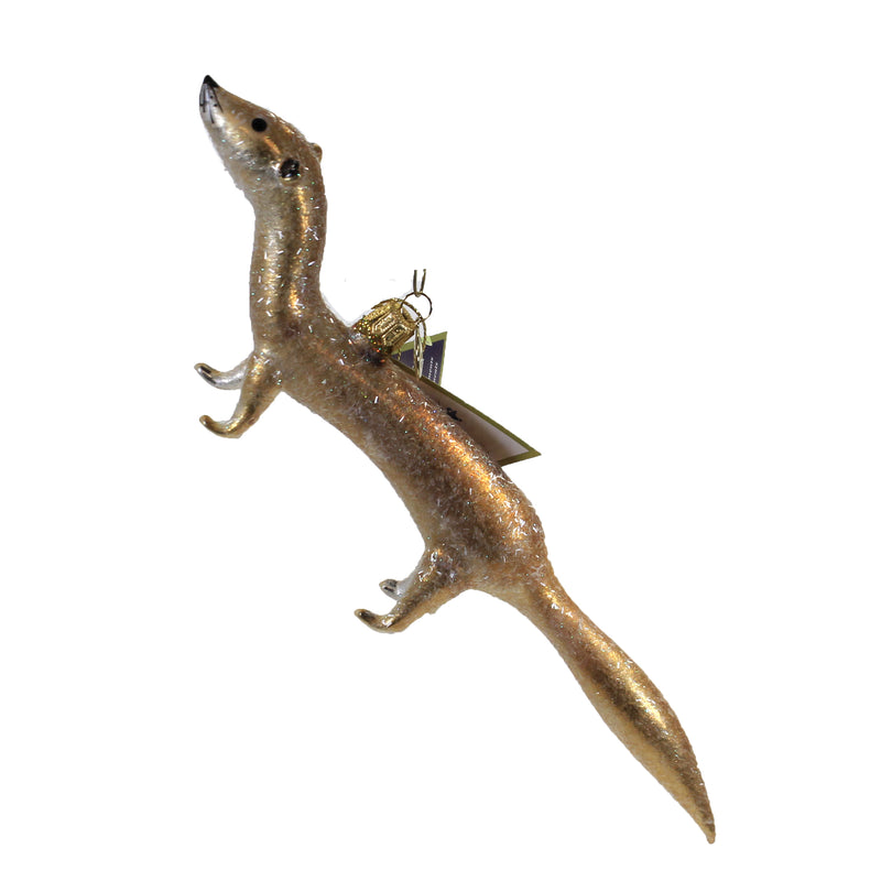 Morawski Ferret Glass Ornament Weasel 17582