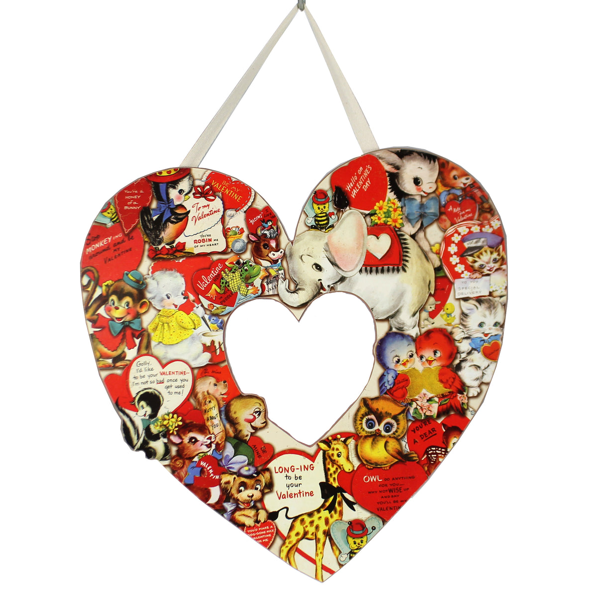 (48781) Valentine Vintage Heart Wreath