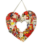 Primitives By Kathy Valentine Vintage Heart Wreath - 1 Wreath 14 Inch, Wood Composite - Cards Retro Postcard Door Love 108701 (48781)