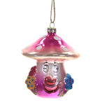 Holiday Ornament Retro Magical Mushroom Psychedelic Spring Easter Face Go4395 (48804)