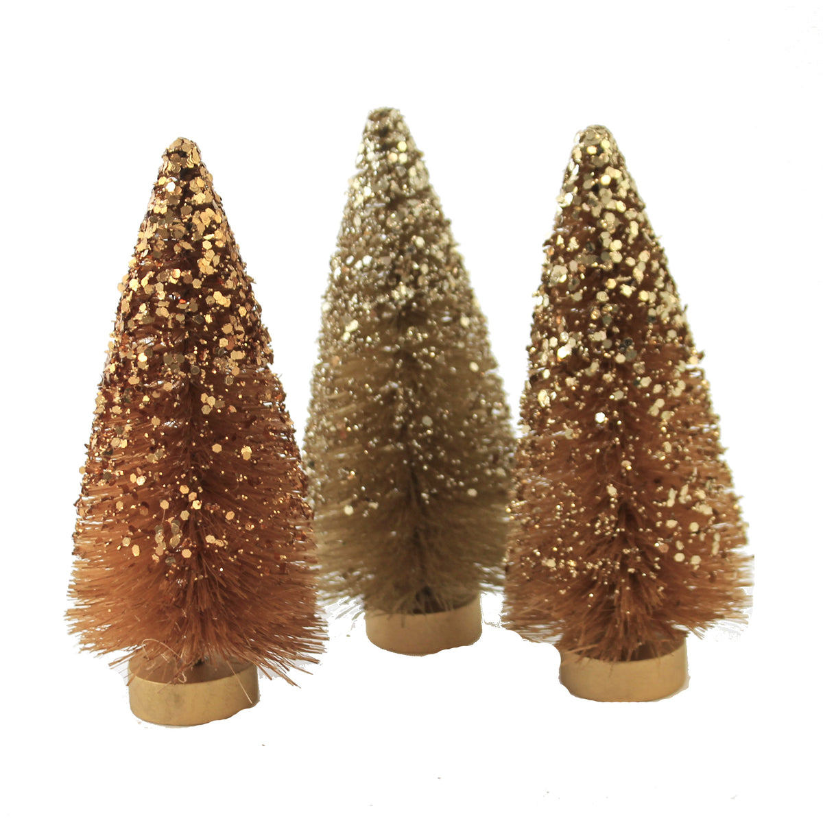 (48806) Fall Sparkle Bottle Brush Trees