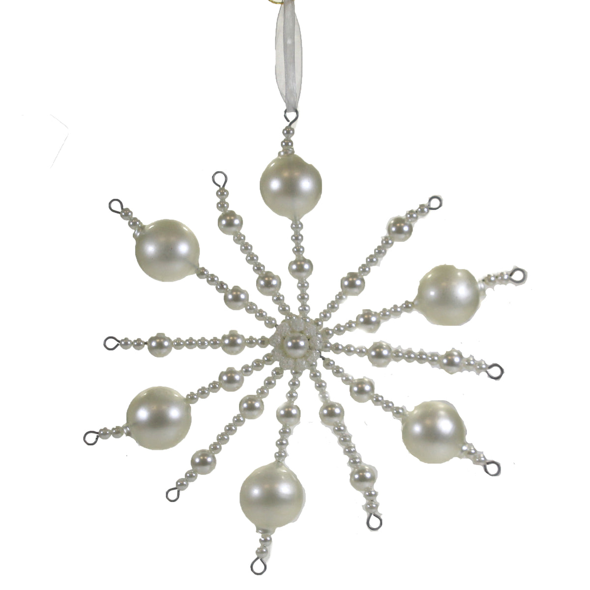 (48838) Pearl Snowburst Ornament