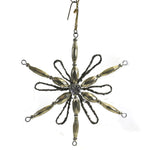Holiday Ornament Peaceful Starburst Ornament Glass Vintage Holiday Star Sn7510