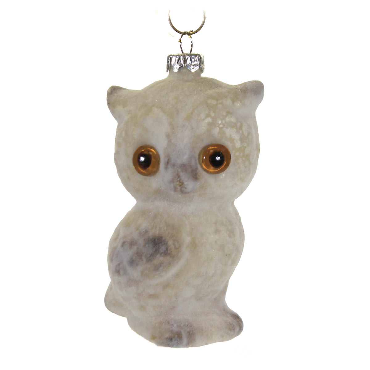 (48849) Flocked Owl Ornament