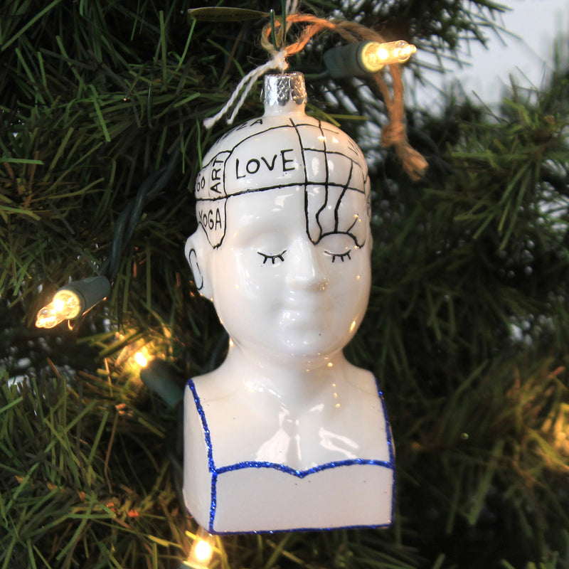 Holiday Ornament Phrenology - - SBKGifts.com